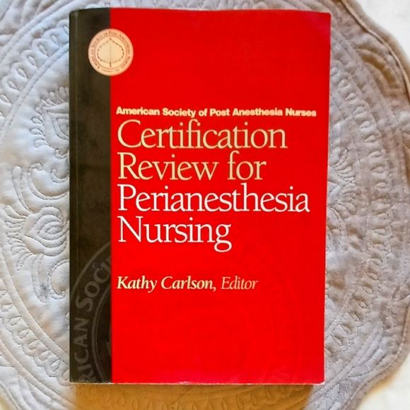 Certification For Perianesthesia Nursing Cathy Carlson Textbook Preop Pacu CPAN - Picture 1 of 4
